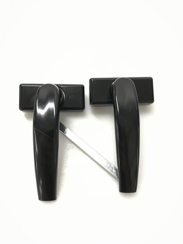 Amig - Juego de manijas de puerta - Modelo Delta - Hecho de aluminio - Imagen 3 de 6
