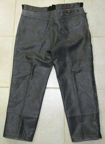 DKNY Cafe Racer w/Nehru Collar Polaris Victory Pants & Kepi Cap Leather Bundle - Picture 16 of 24