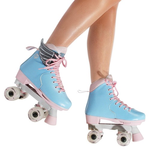 Circle Society Adjustable Kids Quad Roller Skates In Cotton Candy - Picture 5 of 10