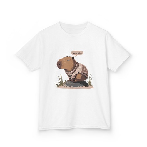 Cute Capybara Kids Tee - Just Chill, Kids T-Shirt, Animal Lover Gift, Funny - Picture 8 of 81