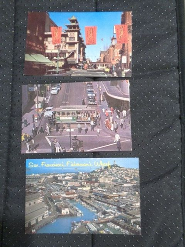 Vintage Lot of 10 1960s San Francisco CA Unused Color Photo Postcards - Picture 4 of 6