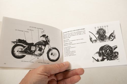 Honda Motorcycles CMX250C Owner's Manual (UB4-7/JSF6) 1984 1985 Original GUC - Picture 7 of 10