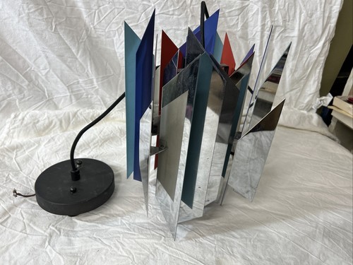 Vintage Henningsen for Lyfa "Tivoli" Chrome & Color Lights Eames Panton Era - Picture 15 of 15