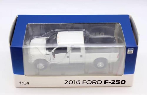 Collezione modellini pressofusi porte aperte bianche Ford F250 pick up in met... - Foto 3 di 6