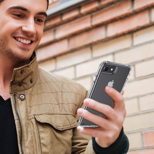 Funda para teléfono iPhone SE/XR/8 Plus/7/Xs Max/6s/Funda a prueba de golpes + Vidrio templado - Imagen 15 de 35