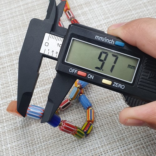 Vintage Venetian African Style Chevron With Antique Carnelian Bead Necklace - Picture 17 of 19