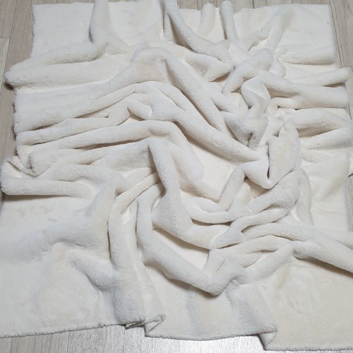 SOFT MINK FAUX FUR 10MM HAIR PILE BUNNY PLUSH DOLL CLOTH FABRIC SOLID MATTE 60"W - Picture 40 of 155