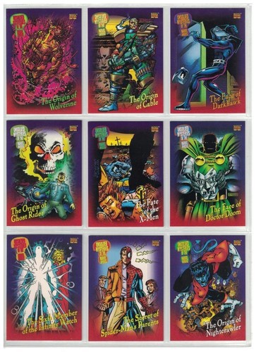 1993 IMPEL MARVEL UNIVERSE SERIES 4 COMPLETE 180 CARDS + NINE FOIL BONUS CARDS - Picture 16 of 21