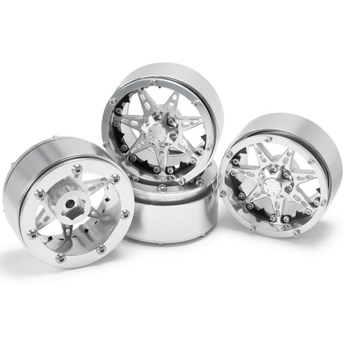 4PC 2.2" Alloy Metal Beadlock Wheel Rims for Axial Wraith D90 1/10 RC Crawler US - Picture 4 of 14