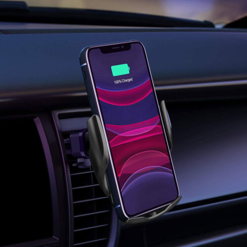 15W Car Wireless Charger Dashboard Air Vent Holder Fo Samsung Galaxy S25 S24 S23 - Picture 7 of 14
