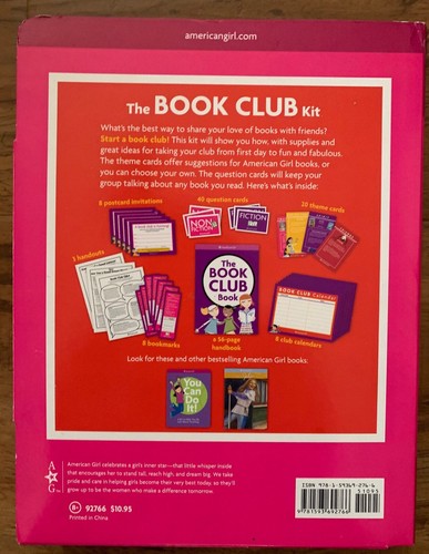 The Book Club Kit de Patti Criswell American Girl Library TOTALMENTE NUEVO - Imagen 5 de 5