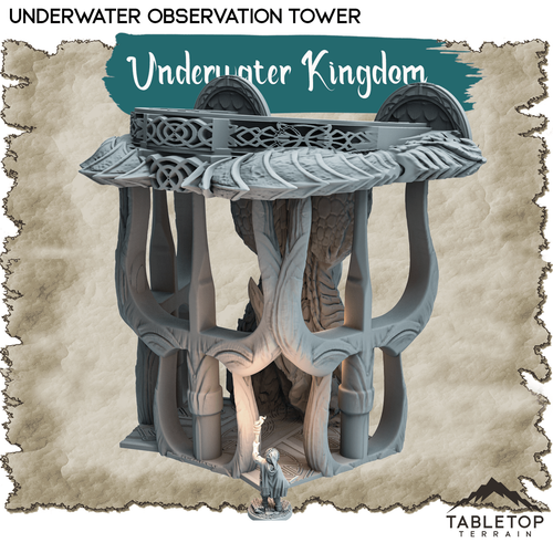 Unterwasserkönigreich - Thematisches Dungeongelände - Fantasy-Tischgelände - Bild 10 von 10