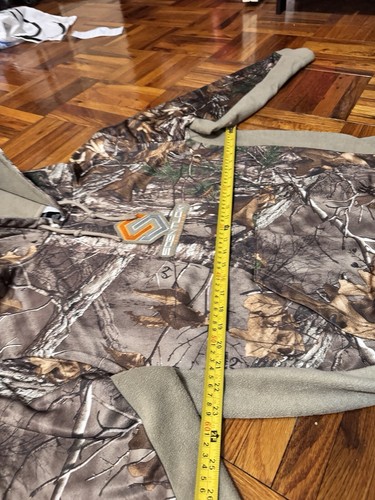 Scentlok Mossy Oak Mens Large Camo Fleece Pullover Hoodie Sweatshirt - Picture 5 of 6