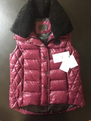 UGG Australia Gilet Piumino Donna Vero Agnello Pelo Colletto Rimovibile  TAGLIA S 191142031011 | eBay