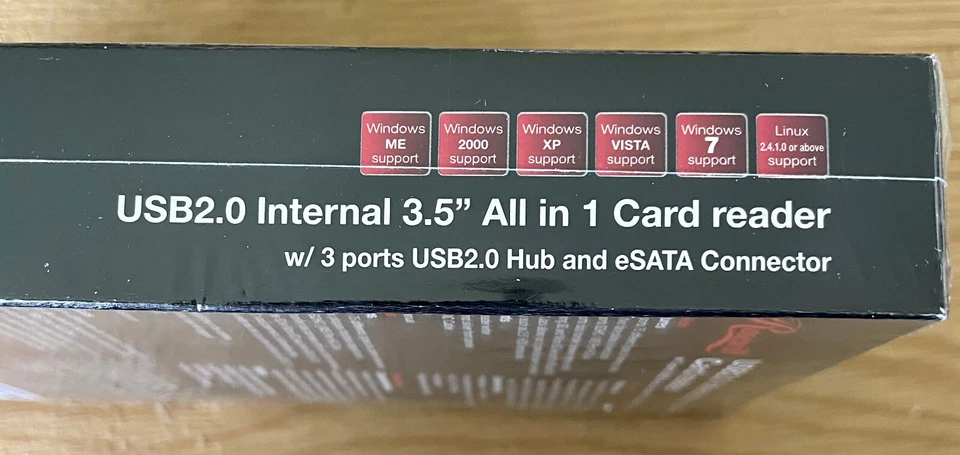 Rosewill RCR-AK-IM5002 USB2.0 -75in1- Card Reader w/3x USB2.0 ports & eSATA New - Image 3 of 3