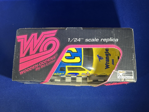 NOS Wooden Oodens Nascar #3 Dale Earnhardt Wrangler Chevy Maßstab 1:24 VERSIEGELT - Bild 9 von 14
