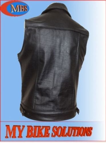 Manche Veste Moto Gilet Cuir Motard Sans Vachette zw1xq0Xf