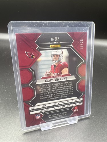 2023 Panini Mosaic Prizm #302 Clayton Tune /75 (RC) Rookie - Bild 2 von 2