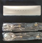 SASAKI TUCANO Matte Black Gold Serving Set