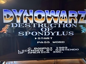 Dynowarz NES Nintendo Game with Sleeve and Manual - Tested