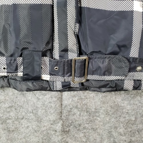 Free Country Coat Extra Large 16 Girls Black Full Zip Removable Hood Pink Lining - Picture 6 of 11