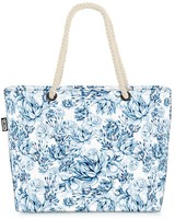Seerosen Blumen Blumenmuster Beach Bag Teichpflanzen Garten Teich BlüTen Rosen