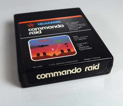 Atari 2600: COMMANDO RAID Cartridge - Tested & WORKS - Picture 3 of 3