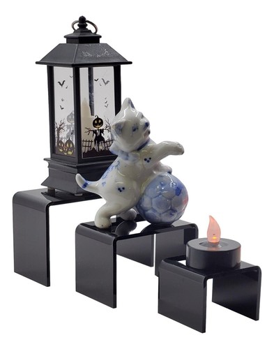 T'z Tagz Nuevos Soportes de Exhibición Elevadores de Acrílico Negro Sólido Brillante para Marketing - Imagen 3 de 4