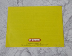 Folleto de instrucciones Dr. Mario &iexcl;SOLO! (Nintendo, NES) -Star-Variant- Folleto