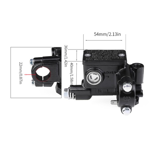 Brake Master Cylinder Pump For Suzuki DRZ400E/S/SM 250 DR125SE/SM 200SE/S RMX250 - Picture 2 of 22