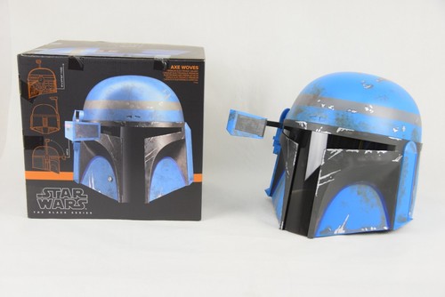 Hasbro Axe Woves STAR WARS The Black Series The Mandalorian Adult Cosplay Helmet - Picture 4 of 11