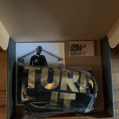 新品！　J DILLA Turn it up! Box set size-L J Dilla Stones Throw Union Turn It Up Ruff Draft Cassette Box Set