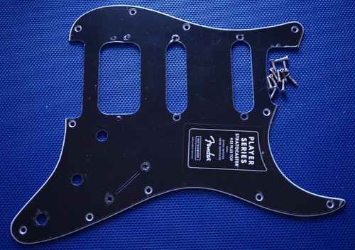 ! Fender Player HSS Stratocaster PICKGUARD Guitar Parts Black 3 Ply - Bild 1 von 6