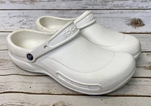 white medical crocs