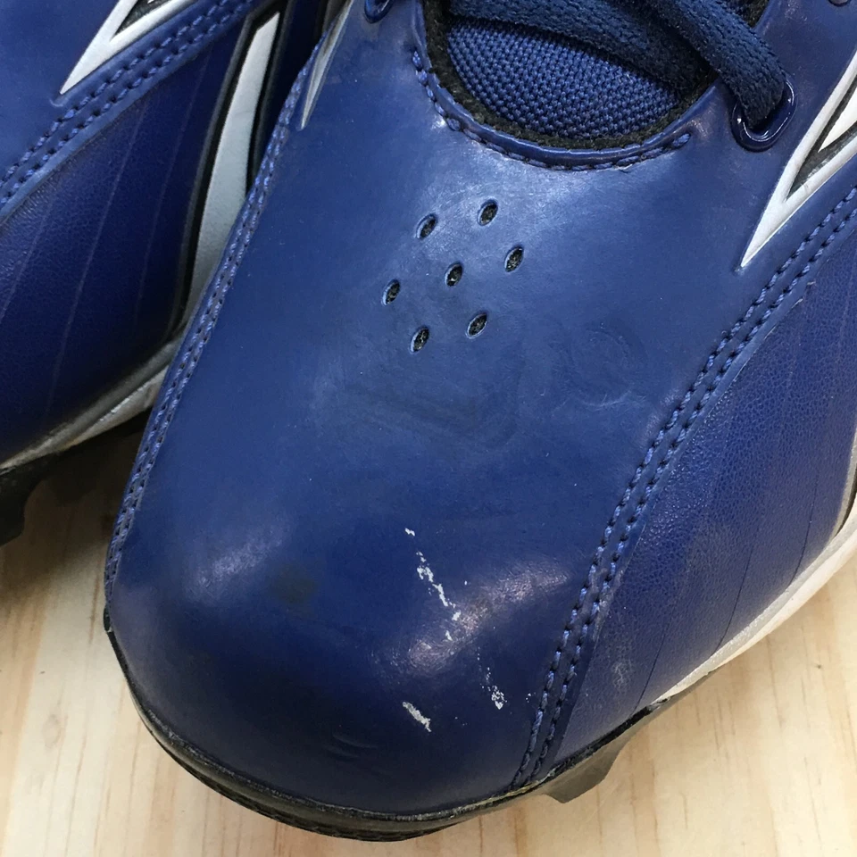 Мужские бейсбольные бутсы Reebok 9 шестигранные металлические высокие и плотные средние синие на шнуровке - Изображение 4 из 4