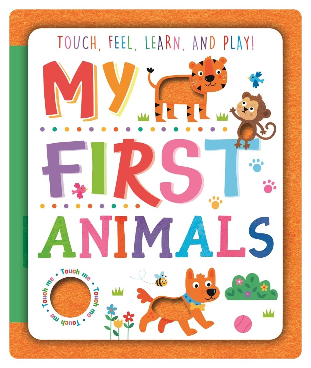 My First Animals (Sensory Felt Book) by Igloo Books New Book