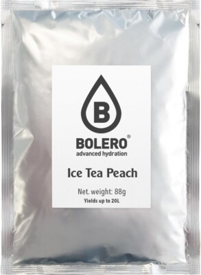 (90,34 /kg) Bolero Drinks 88g Beutel Eistee Pfirsich Getränkepulver zuckerfrei