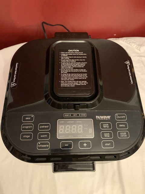 NuWave Brio Digital Air Fryer 10 Quart Black - Pre-Owned | eBay