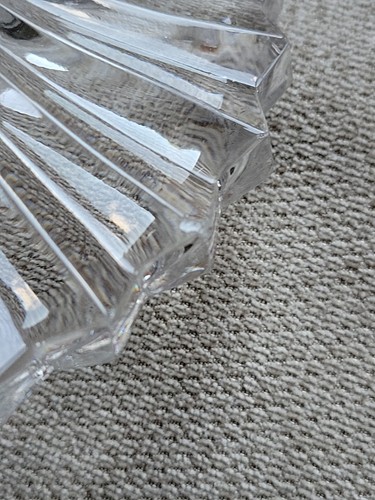Baccarat Kristall ""BAMBUS"" Wirbel Kerzenhalter Paar 7,5x4,5"" ~ Frankreich selten ** - Bild 10 von 10