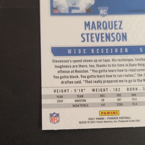 2021 PHOENIX MARQUEZ STEVENSON Silver Laser Lazer ROOKIE RC BILLS - Picture 7 of 9