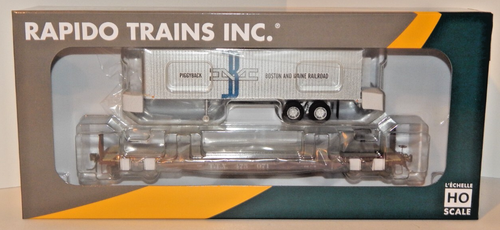 Rapido Trains HO #138017A TTX Early Red Scheme F30D TOFC Flatcar RTR #475071 NEW - Picture 6 of 7