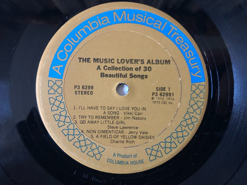 Various Artists THE MUSIC LOVER'S ALBUM 1975 Columbia Treasuries 3 lp G+ to VG+ - Picture 6 of 11