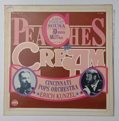 Peaches and Cream Cincinnati Pops Orchestra vinyl record John Philip Sousa
