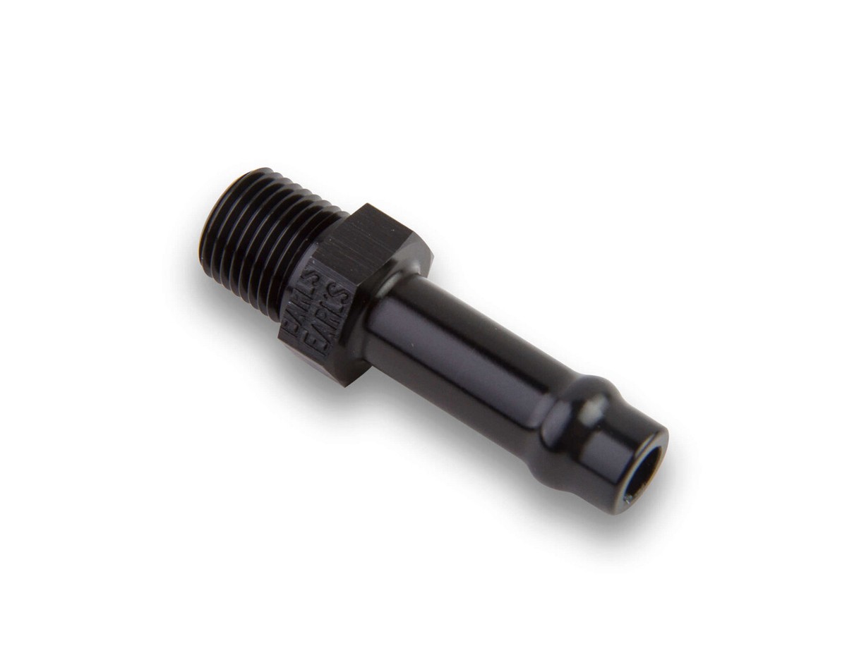 Earl's Vapor Gaurd Hose Fitting 3/8 NPT to 3/8 Male Barb Earl's Vapor Gaurd Hose Fitting 3/8 NPT to 3/8 Male Barb
