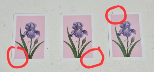 Kem Iris Spielkarten 1989 zwei Sets rosa blau Kunststoff mit Aufbewahrungsbox (lesen!) - Bild 3 von 9