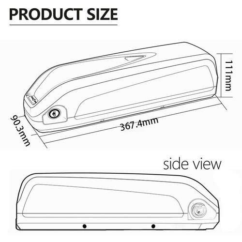 E-bike Hailong Lithium Akku 48v 20ah Samsung Zelle für 960W Motor mit Ladegerät - Bild 13 von 18