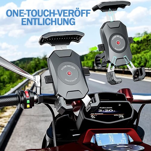 360° Handy Halterung Motorrad Halter MTB/Fahrrad Handyhalterung Universal DHL - Zdjęcie 6 z 16