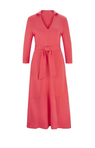 Vestido Heine Jersey Vestido langosta cinturón rojo expedido Gr 40 42 44 - Imagen 2 de 6