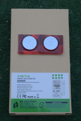 AideTek ADMS9 3.5” LCD 3-Line 9999 Counts TRMS Digital Multimeter 2 free battery - Picture 5 of 9