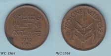 British Mandate Palestine 1 Mil 1939 Coin